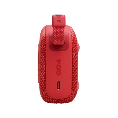 JBL Go 4 Ultra-Portable Bluetooth Speaker (4.2W, Red)